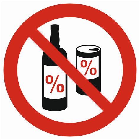 zakaz picia alkoholu do druku